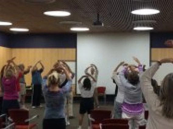 chair yoga class